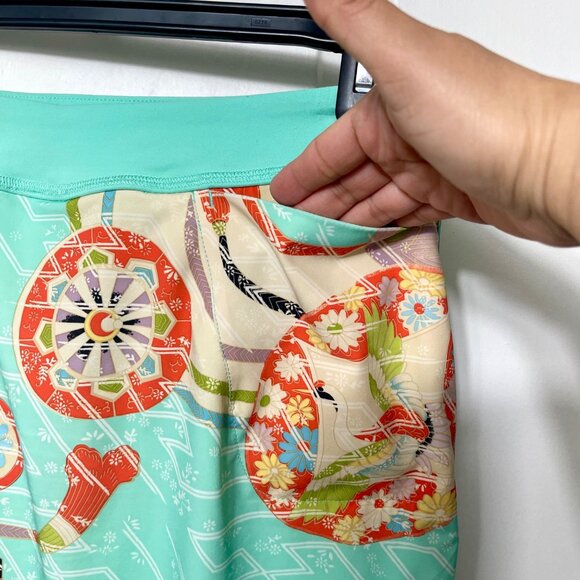 RLX Ralph Lauren Golf Skort Tulip Hem in Mint Green Multi Size M - Picture 7 of 11